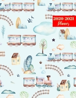 2020-2021 Planner: Pretty Daily, Weekly & Monthly Organizer & Diary - 2 Year Appointment Calendar, Business Planners, Agenda Schedule Logbook and Journal 1696204003 Book Cover