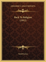 Back to Religion 1436784689 Book Cover