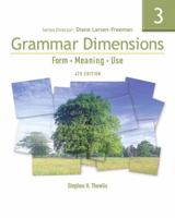 Grammar Dimensions 3: Form, Meaning, and Use, Fourth Edition (Full Student Book with InfoTrac) 1413027423 Book Cover