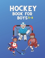 hockey book for boys 5-8: fun coloring book for kids B08R7WLDDY Book Cover