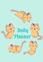 Daily Planner: Day Planner To Do List Notepad, Planner and Journal, Personal Daily Planners, Organizers and Notebooks for business, Life goals, Passion and happiness  (Cat Design) 1696406021 Book Cover