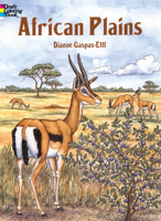 African Plains Coloring Book 0486292304 Book Cover