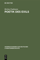 Poetik Des Exils 3484321091 Book Cover