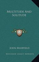 Multitude and Solitude 9357952942 Book Cover