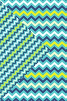 Blue Zig Zag: 6x9 Lined Journal 1671721349 Book Cover