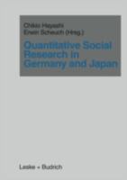 Quantitative Social Research in Germany and Japan 3810013323 Book Cover