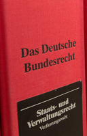 Das Deutsche Bundesrecht 3789001910 Book Cover