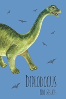 Diplodocus Notizbuch (German Edition) 1698013914 Book Cover