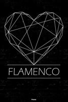 Flamenco Planner: Flamenco Geometric Heart Music Calendar 2020 - 6 x 9 inch 120 pages gift B083X5NQKW Book Cover
