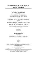 Pakistan : friend or foe in the fight against terrorism? 1539199282 Book Cover