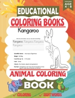 Educational Coloring Books Animal Coloring Book for Kids Ages 4-8: Learn Fun Facts, Preschool Writing Workbook with Sight Words for Pre K, Practice ... B08N5PRF2Y Book Cover