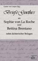 Briefe Goethes an Sophie Von La Roche Und Bettina Brentano Nebst Dichterischen Beilagen 386267441X Book Cover