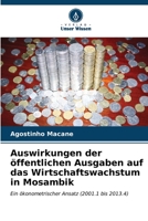 Auswirkungen der öffentlichen Ausgaben auf das Wirtschaftswachstum in Mosambik (German Edition) 6206524981 Book Cover