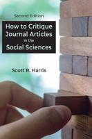 How to Critique Journal Articles in the Social Sciences, Second Edition null Book Cover