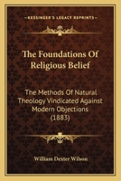 The foundations of religious belief 1015264476 Book Cover