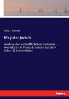 Magister jovialis (German Edition) 3743484080 Book Cover