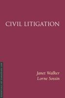 Civil Litigation 1552210707 Book Cover