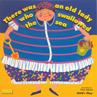 There Was an Old Lady Who Swallowed the Sea (Classic Books With Holes) 1846430348 Book Cover