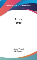 Lirica Di Annie Vivanti 114176878X Book Cover