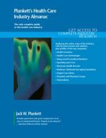 Plunkett's Health Care Industry Almanac 2019 : Health Care Industry Market Research, Statistics, Trends and Leading Companies 1628315091 Book Cover