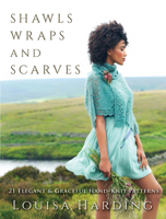 Shawls, Wraps, and Scarves: 21 Elegant and Graceful Hand-Knit Patterns 0486839990 Book Cover
