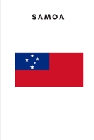 Samoa: Country Flag A5 Notebook to write in with 120 pages 1691084247 Book Cover