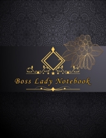 Boss Lady Notebook: Lined Journal, Gold Notebook, Lady Boss Book, Boss Gift 1706447086 Book Cover