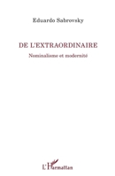 De l'extraordinaire: Nominalisme et modernité 2296556396 Book Cover