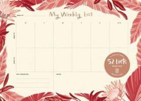 52 Lists "My Weekly List" Desk Pad 1632172321 Book Cover