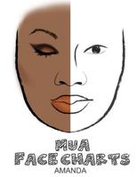 MUA Face Charts Amanda 1983904392 Book Cover