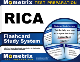 RICA Flashcard Study System: RICA Test Practice Questions & Exam Review for the Reading Instruction Competence Assessment (Cards) 1630945188 Book Cover