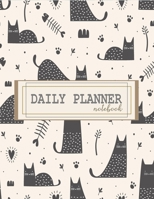 Notebook: Daily planner notebook with cute cover and daily planner pages, Extra large (8.5 x 11) inches, 110 pages, planner notebooks 1674604432 Book Cover