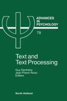 Text and Text Processing 044488484X Book Cover