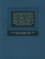 La cronica domestica di Messer Donato Velluti, scritta fra il 1367 e il 1370, con le addizioni di Paolo Velluti, scritte fra il 1555 e il 1560 dai ... tavole dimostrative e sei B0BPRGJBGW Book Cover