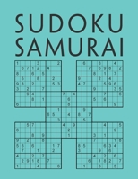 Sudoku Samurai: 200 Sudokus | Da facile a difficile | Gioco di logica | Sudoku per adulti | Enigmistica con soluzioni | Giochi e passatempi adulti B0892DJVYJ Book Cover