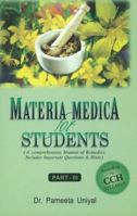 Materia Medica for Studentspart III 8131900894 Book Cover