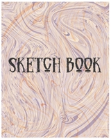 SKETCH BOOK: A Large Notebook With Blank Paper for Drawing, Writing, Painting, Sketching, 100 Pages, 8x10 1676956484 Book Cover
