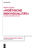 "Poetische Individualitat": Holderlins Empedokles-Ode 3110330148 Book Cover