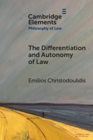 The Differentiation and Autonomy of Law 1009001310 Book Cover
