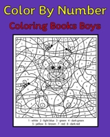 Color By Number Coloring Books Boys: 50 Unique Color By Number Design for drawing and coloring Stress Relieving Designs for Adults Relaxation Creative haven color by number Books 1688105794 Book Cover