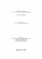 Innovation and Transfer of U.S. Air Force Manufacturing Technology 0309077664 Book Cover