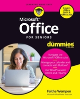 Office 2021 for Seniors for Dummies 1119844576 Book Cover