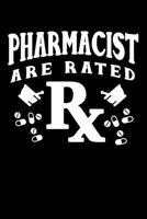 Pharmacist Are Rated Rx: Pharmacist Notebook Pharmacology Scientists Journal Cornell Notes For Pharmacy Students and Industry Professionals 110 Blank Pages 6x9 Inch Matte Finish Book 1702162729 Book Cover