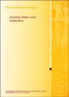 Joachim Ritter Zum Gedenken 3515086269 Book Cover
