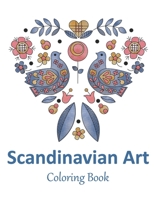 Scandinavian Art Coloring Book B08MX6C677 Book Cover