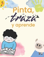 Pinta traza y aprende: Libro educativo (Spanish Edition) B0FGCT61NS Book Cover