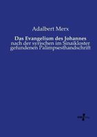 Das Evangelium Des Johannes 3737203393 Book Cover