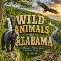 Wild Animals of Alabama: An Illustrated Wildlife Journey for Young Explorers B0HF9MRLNP Book Cover