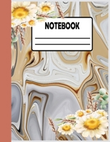 Notebook: White Grey Marble College Ruled Blank Lined Cute Notebooks for Girls Teens Kids School Students and Teachers Writing Notes Journal 1651083150 Book Cover