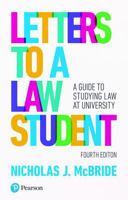 Letters to a Law Student: A Guide to Studying Law at University 1408218801 Book Cover